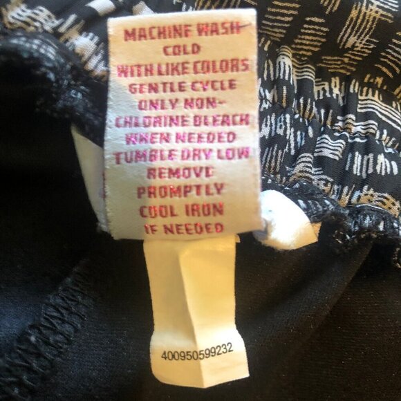 Candie's black/white lined maxi skirt sz XL - Picture 9 of 9